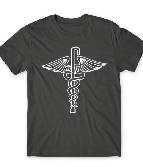 Caduceus és bot Póló - Ha Dr House rajongó ezeket a pólókat tuti imádni fogod!