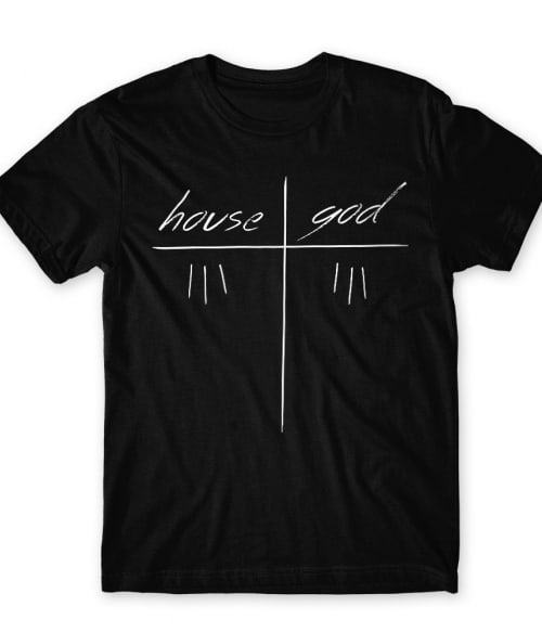 House VS Isten Póló - Ha Dr House rajongó ezeket a pólókat tuti imádni fogod!